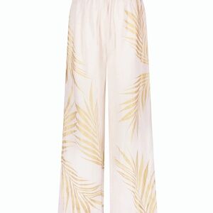 Noli Shop Sola Linen Pants with Gold Foil M